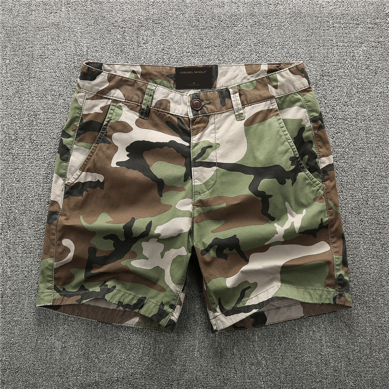 Image of Summer Camouflage Workwear Shorts