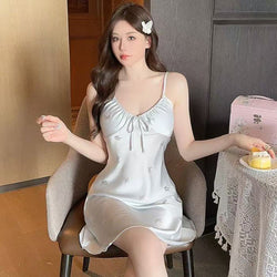 Image of Ins Printed Pure Desire Pajamas With Chest Pad