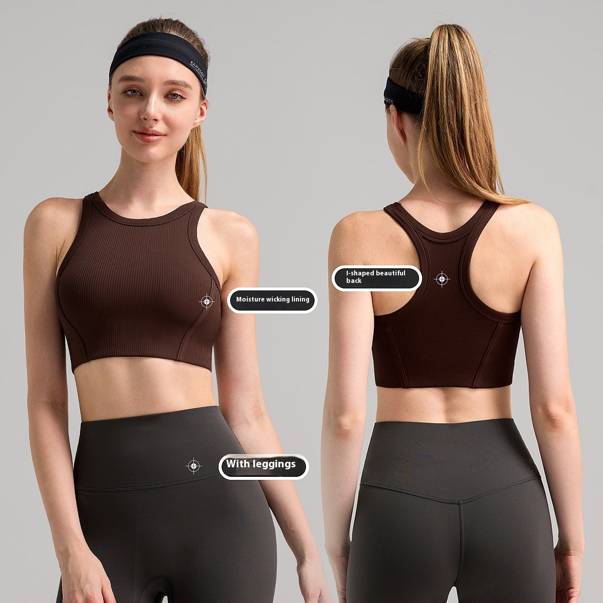 Image of Nylon Sports Underwear Women's Yoga Vest