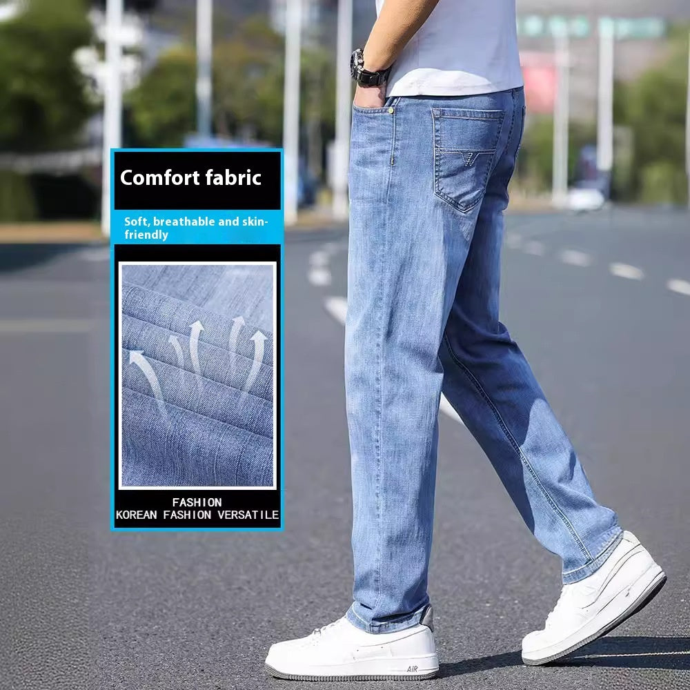 Image of Thin Stretch Business Casual All-match Trousers