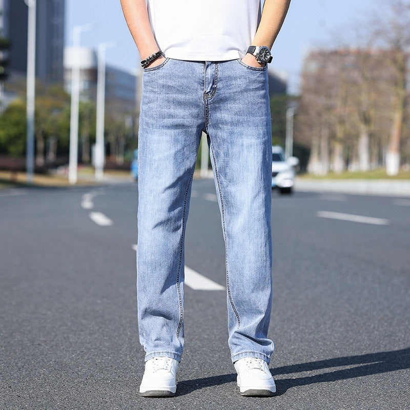 Image of Thin Stretch Business Casual All-match Trousers